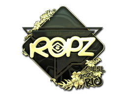 Sticker | ropz (Gold) | Rio 2022