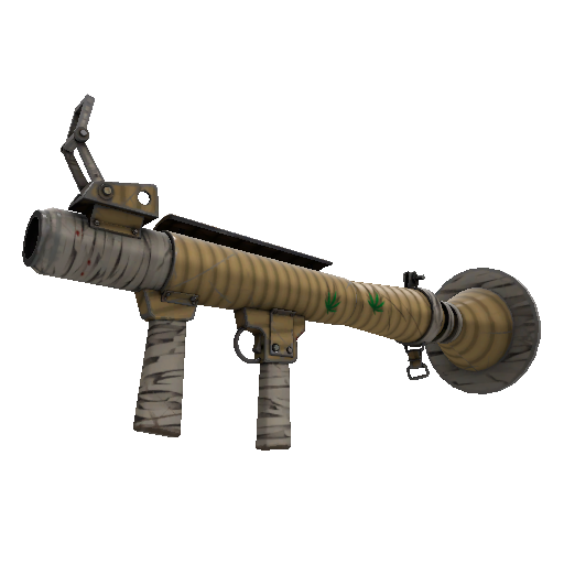 Unusual Killstreak Bamboo Brushed Rocket Launcher (Field-Tested)