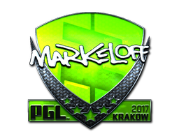 Sticker | markeloff (Foil) | Krakow 2017