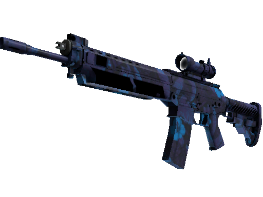 StatTrak™ SG 553 | Aloha (Minimal Wear)