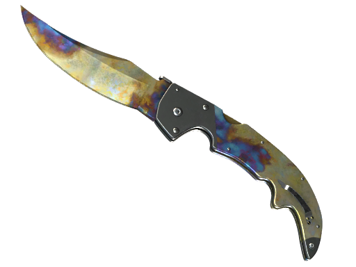 ★ Falchion Knife | Case Hardened (Well-Worn)