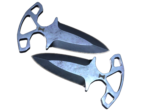 ★ Shadow Daggers | Blue Steel (Battle-Scarred)