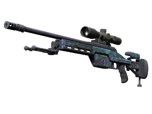 StatTrak™ SSG 08 | Mainframe 001 (Battle-Scarred)