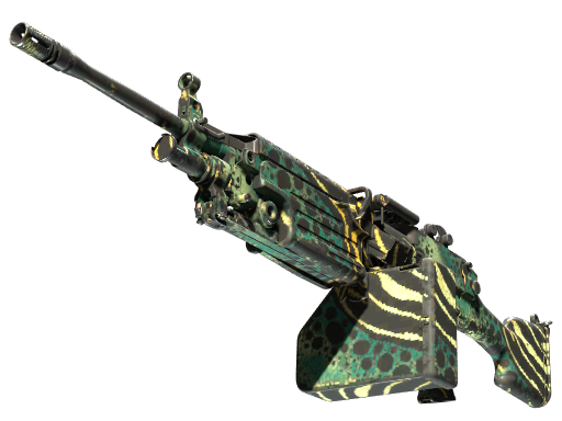 M249 | Emerald Poison Dart (Field-Tested)