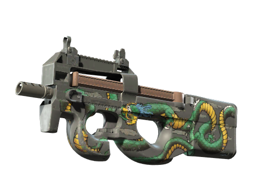 P90 | Emerald Dragon (Field-Tested)