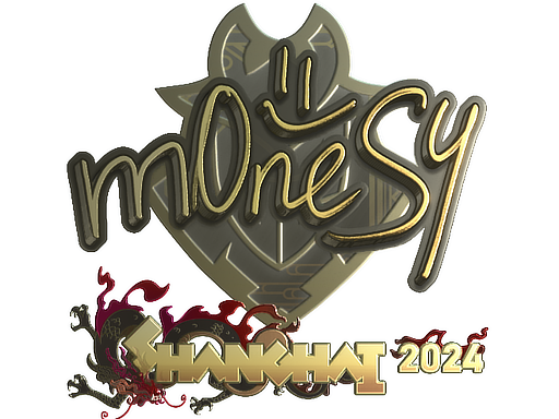 Sticker | m0NESY (Gold) | Shanghai 2024