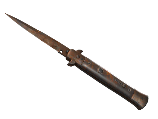 ★ Stiletto Knife | Rust Coat (Battle-Scarred)