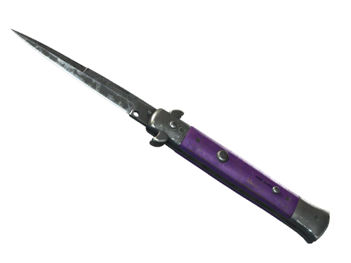 ★ Stiletto Knife | Ultraviolet (Battle-Scarred)