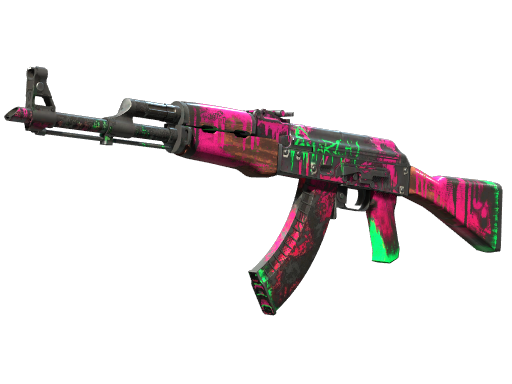 StatTrak™ AK-47 | Neon Revolution (Battle-Scarred)