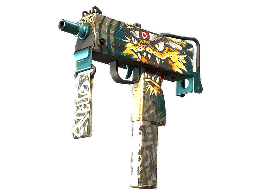StatTrak™ MAC-10 | Cat Fight (Well-Worn)