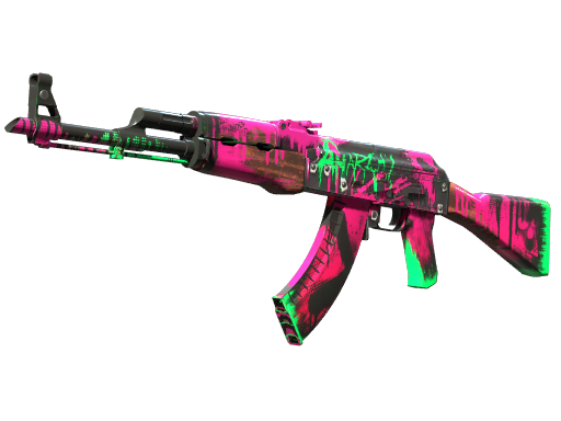 StatTrak™ AK-47 | Neon Revolution (Minimal Wear)