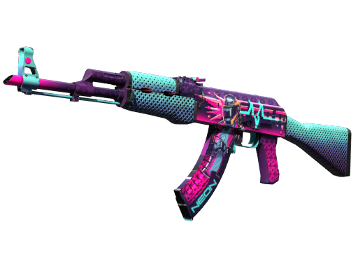 StatTrak™ AK-47 | Neon Rider (Minimal Wear)