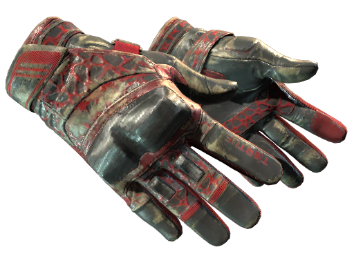 ★ Moto Gloves | Blood Pressure (Battle-Scarred)