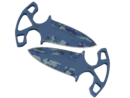 ★ Shadow Daggers | Bright Water (Well-Worn)