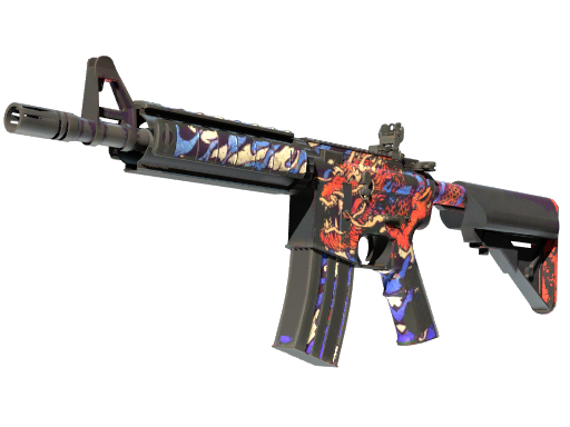 StatTrak™ M4A4 | 龍王 (Dragon King) (Battle-Scarred)