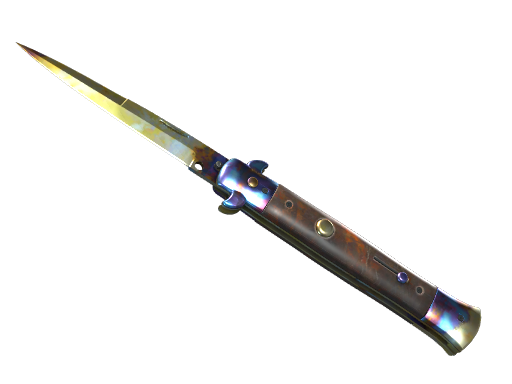 ★ Stiletto Knife | Case Hardened (Minimal Wear)