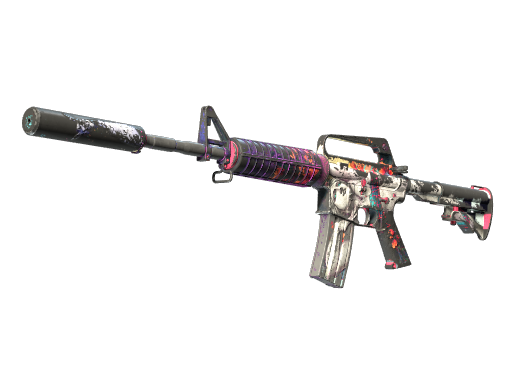 M4A1-S | Vaporwave (Battle-Scarred)