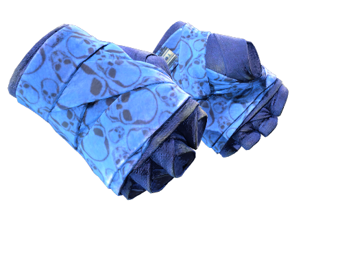 ★ Hand Wraps | Cobalt Skulls (Field-Tested)