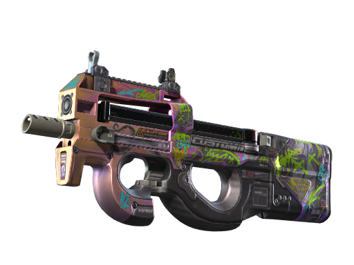 StatTrak™ P90 | Neoqueen (Minimal Wear)