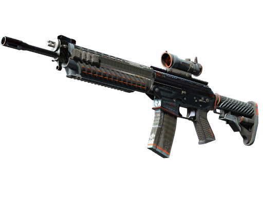 StatTrak™ SG 553 | Phantom (Battle-Scarred)