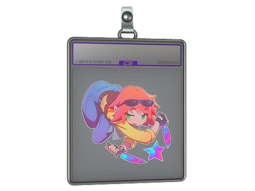 Sticker Slab | Kawaii T (Holo)