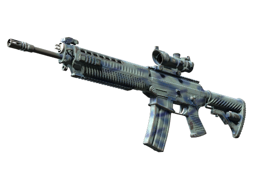 StatTrak™ SG 553 | Wave Spray (Field-Tested)