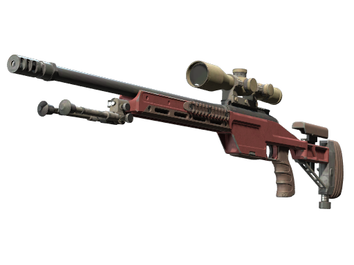 SSG 08 | Red Stone (Field-Tested)