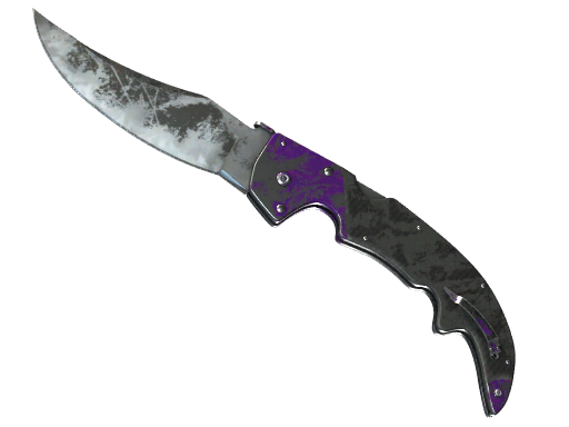 ★ StatTrak™ Falchion Knife | Ultraviolet (Battle-Scarred)