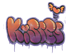 Sealed Graffiti | Kisses