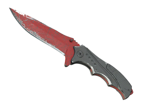 ★ Nomad Knife | Crimson Web (Battle-Scarred)