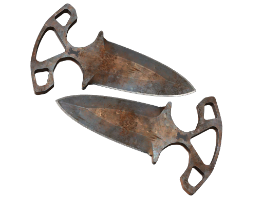 ★ StatTrak™ Shadow Daggers | Rust Coat (Battle-Scarred)