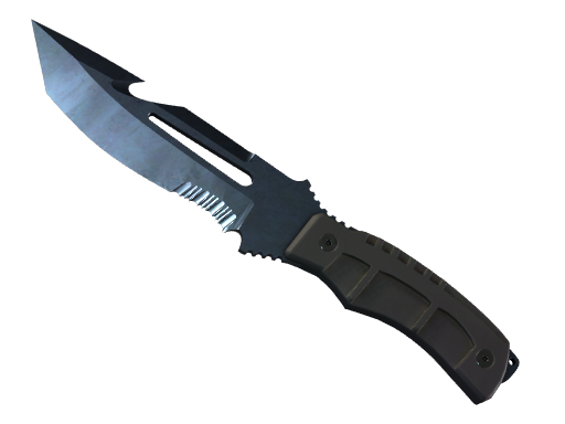 ★ StatTrak™ Survival Knife | Blue Steel (Minimal Wear)