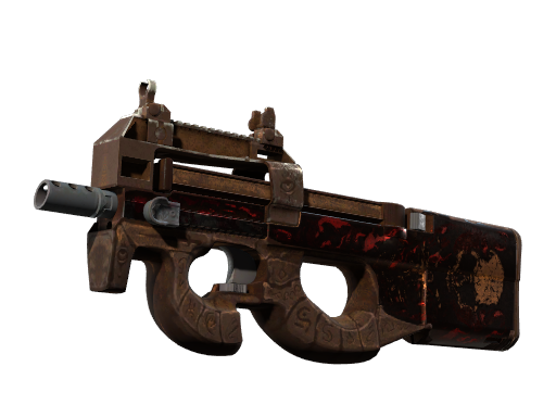 StatTrak™ P90 | Shallow Grave (Battle-Scarred)