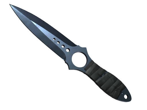 ★ Skeleton Knife | Blue Steel (Well-Worn)