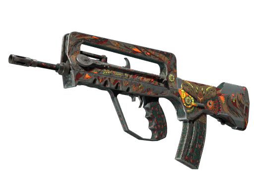 FAMAS | Eye of Athena (Battle-Scarred)