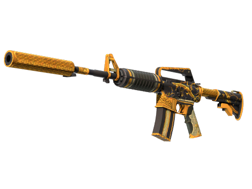 M4A1-S | Golden Coil (Well-Worn)