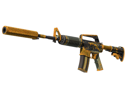 M4A1-S | Golden Coil (Battle-Scarred)