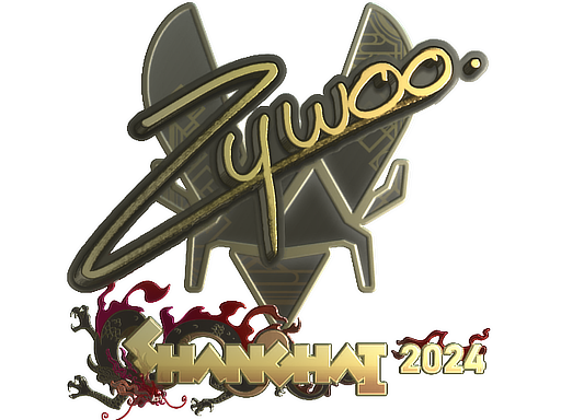 Sticker | ZywOo (Gold) | Shanghai 2024