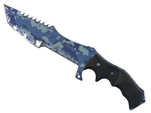 ★ Huntsman Knife | Bright Water (Well-Worn)