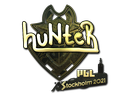 Sticker | huNter- (Gold) | Stockholm 2021