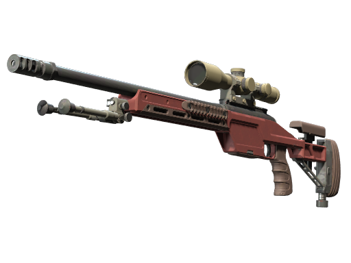 SSG 08 | Red Stone (Minimal Wear)