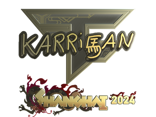 Sticker | karrigan (Gold) | Shanghai 2024