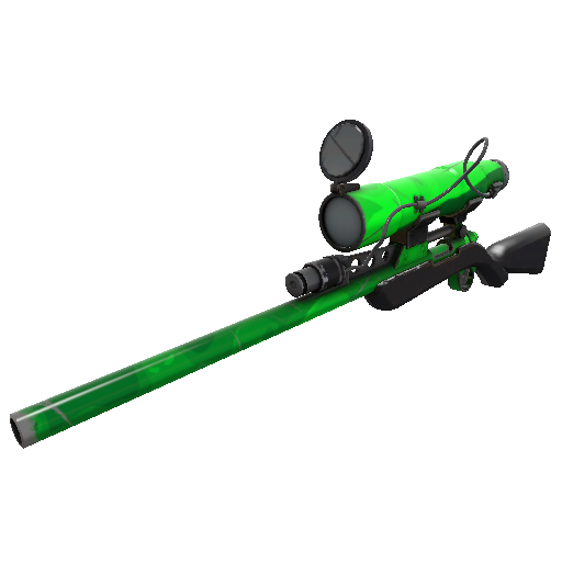 Strange Health and Hell (Green) Sniper Rifle (Field-Tested)