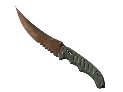 ★ StatTrak™ Flip Knife | Rust Coat (Battle-Scarred)