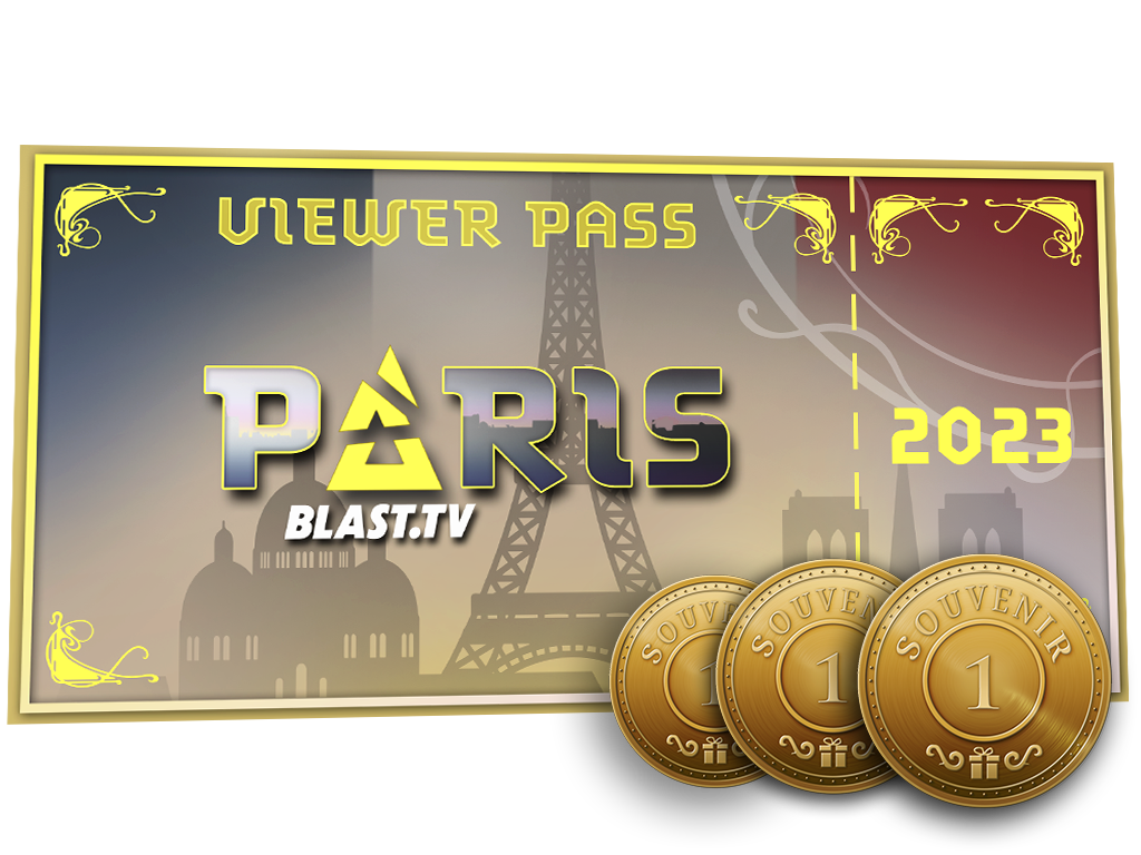 Paris 2023 Viewer Pass + 3 Souvenir Tokens