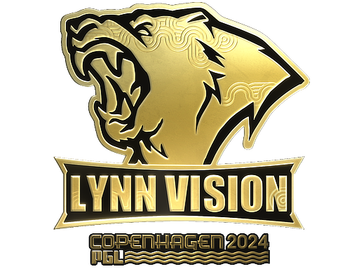 Sticker | Lynn Vision (Gold) | Copenhagen 2024