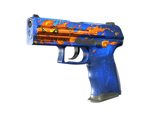 StatTrak™ P2000 | Fire Elemental (Minimal Wear)