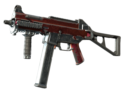 UMP-45 | Crimson Foil (Battle-Scarred)