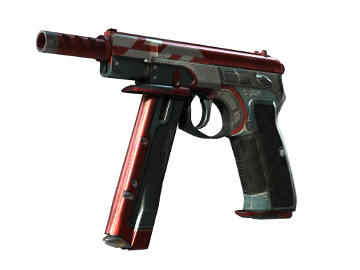 CZ75-Auto | Red Astor (Field-Tested)