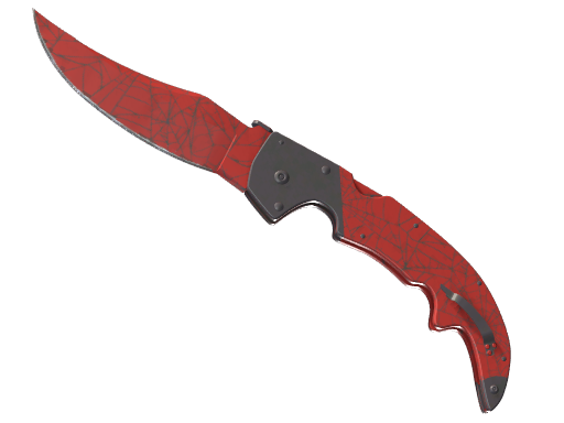 ★ Falchion Knife | Crimson Web (Minimal Wear)